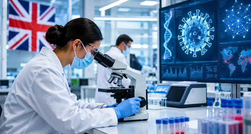 UK to Launch &pound;300m World&rsquo;s First AI Biosecurity Lab to Fight Future Pandemics 